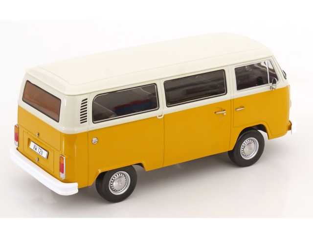 VW T2b Bus 1972, keltainen/valkoinen