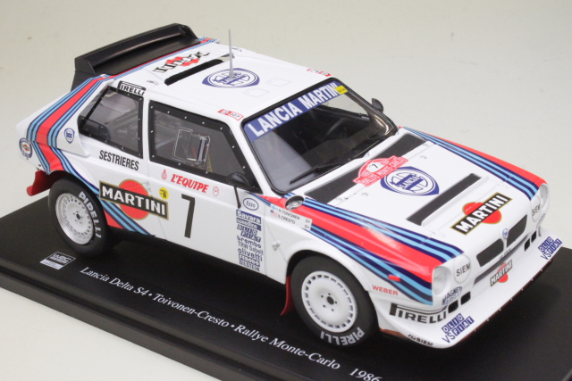 Lancia Delta S4, 1st. Monte Carlo 1986, H.Toivonen, no.7