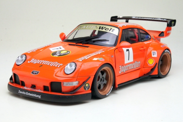 Porsche 911 (993) RWB Bodykit Racing 2020 #7 "Jagermeister"