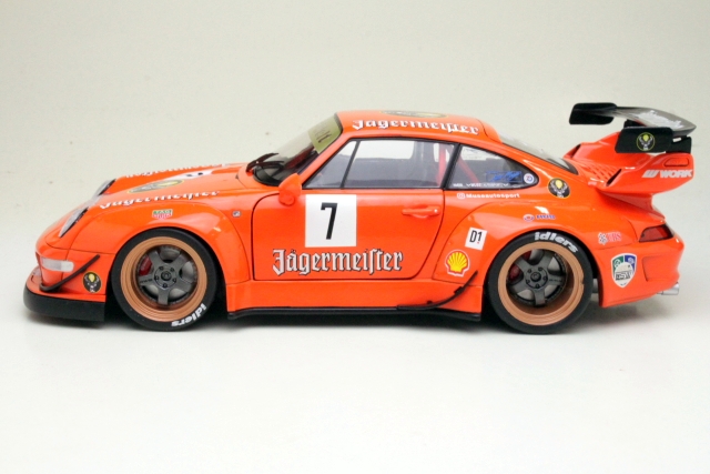 Porsche 911 (993) RWB Bodykit Racing 2020 #7 "Jagermeister"