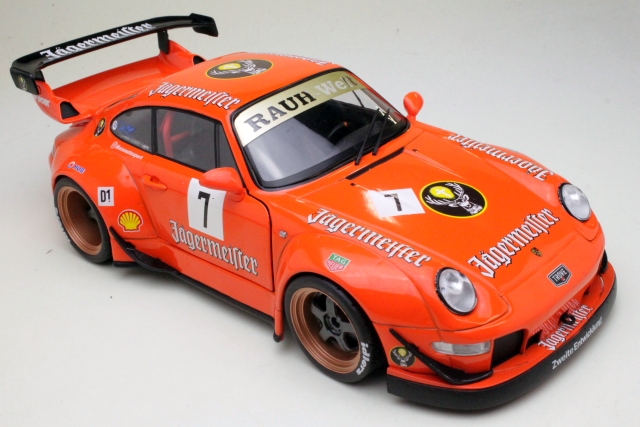 Porsche 911 (993) RWB Bodykit Racing 2020 #7 "Jagermeister"
