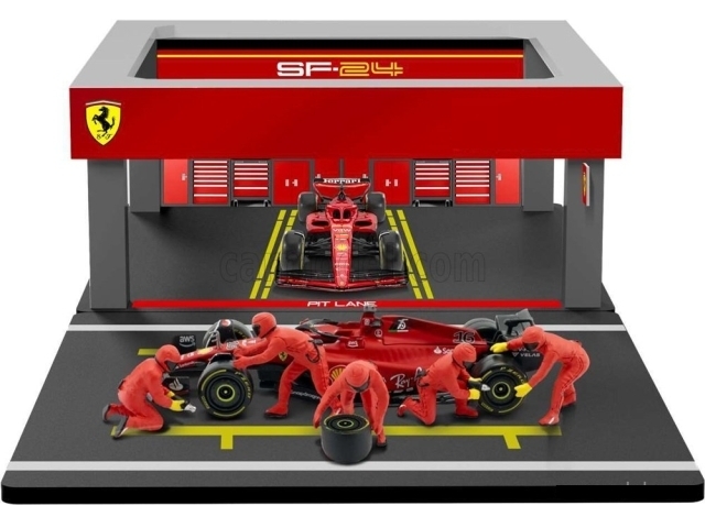 Ferrari SF-24, F1 2024 C.Sainz, no.55 "Pit-Stop Diorama"