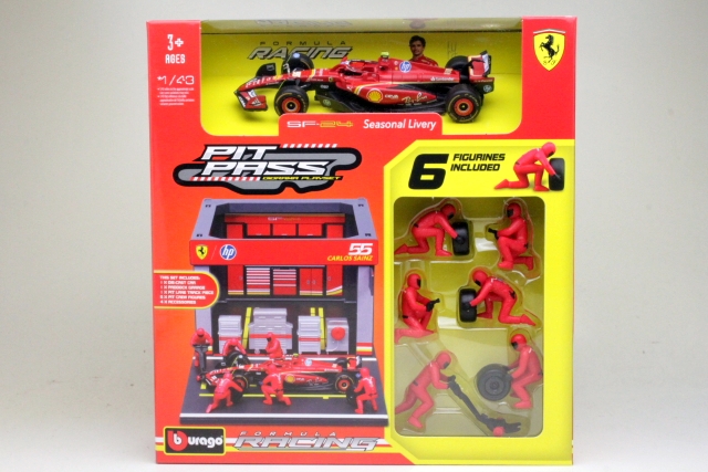 Ferrari SF-24, F1 2024 C.Sainz, no.55 "Pit-Stop Diorama"