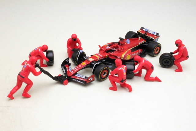 Ferrari SF-24, F1 2024 C.Leclerc, no.16 "Pit-Stop Diorama"