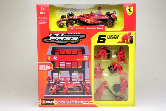 Ferrari SF-24, F1 2024 C.Leclerc, no.16 "Pit-Stop Diorama"