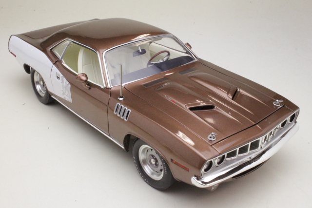 Plymouth Cuda 340 Coupe 1971, brown/white