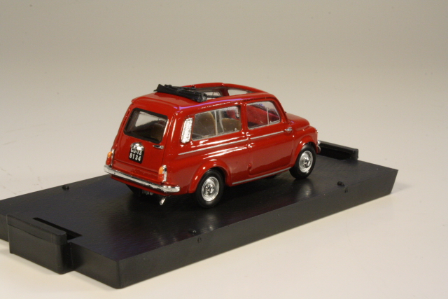 Fiat 500 Giardiniera Aperta 1960, punainen