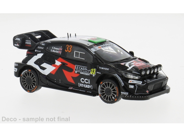 Toyota GR Yaris Rally1, Monte Carlo 2025, E.Evans, no.33