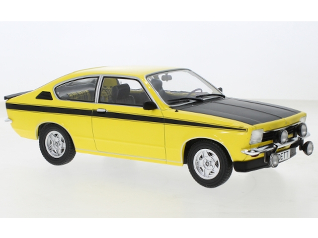 Opel Kadett C Coupe 1975, keltainen/musta