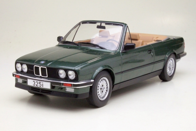 BMW 325i (e30) Cabriolet 1985, tummanvihreä