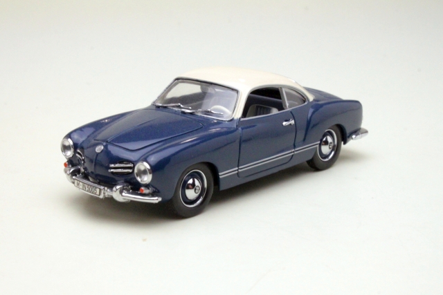 VW Karmann Ghia 1955, sininen/valkoinen