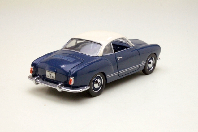 VW Karmann Ghia 1955, sininen/valkoinen