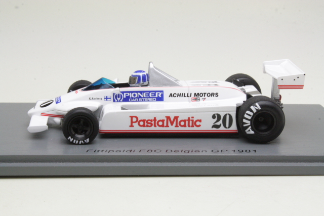 Fittipaldi F8C, Belgium GP 1980, K.Rosberg, no.20