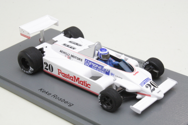 Fittipaldi F8C, Belgium GP 1980, K.Rosberg, no.20