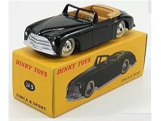 Simca 8 Sport, musta