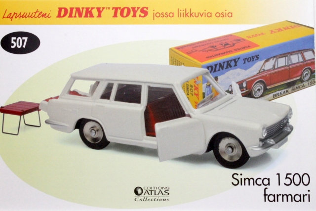 Simca 1500 Break, valkoinen