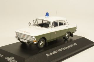 Moskvitch 408 Volkspolizei 1968, valkoinen/vihreä