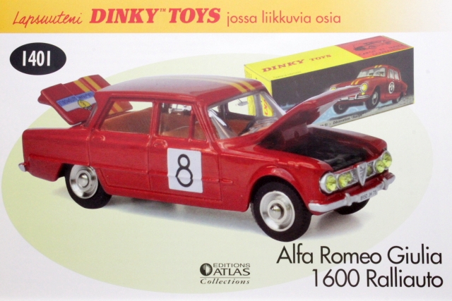Alfa Romeo Giulia 1600Ti #8, red