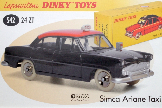 Simca Ariane Taxi, musta/punainen