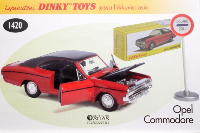 Opel Commodore, punainen/musta