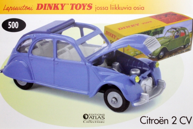 Citroen 2CV, blue-violetti