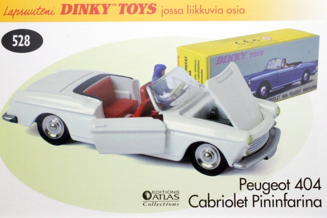 Peugeot 404 Cabriolet, valkoinen