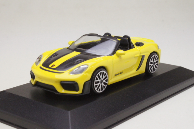Porsche 718 Spider RS 2024, keltainen