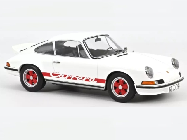 Porsche 911 Carrera RS 2.7 Coupe 1973, valkoinen/punainen