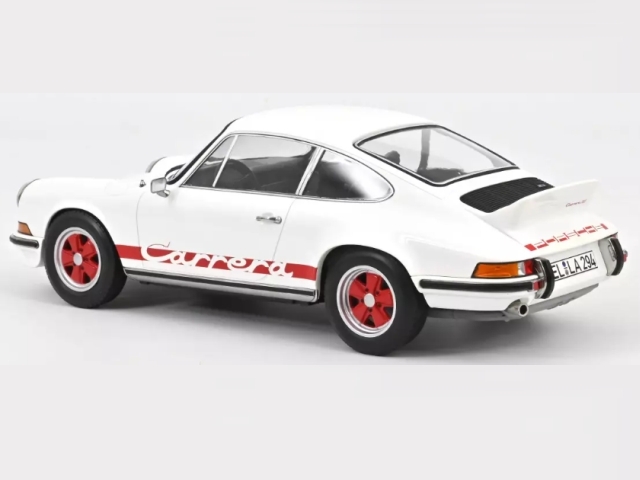 Porsche 911 Carrera RS 2.7 Coupe 1973, valkoinen/punainen