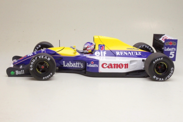 Williams FW14B, F1 1992, N.Mansell, no.5