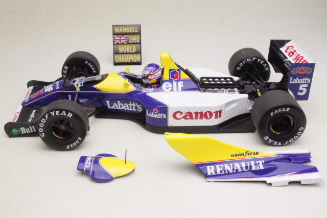 Williams FW14B, F1 1992, N.Mansell, no.5