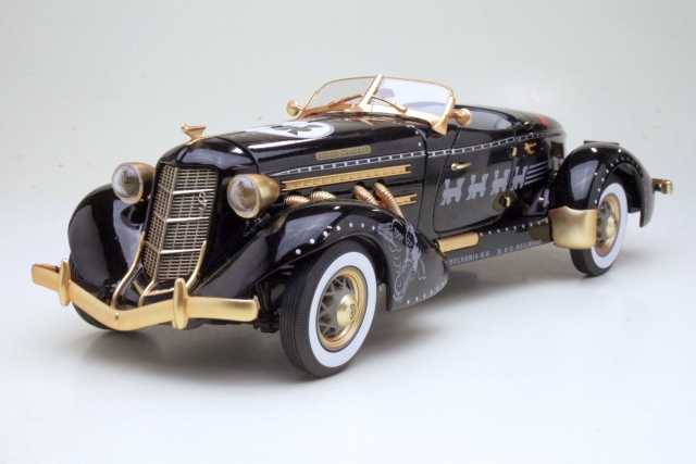 Auburn 851 Speedster 1935 with Mr. Monopoly figure