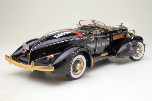Auburn 851 Speedster 1935 with Mr. Monopoly figure