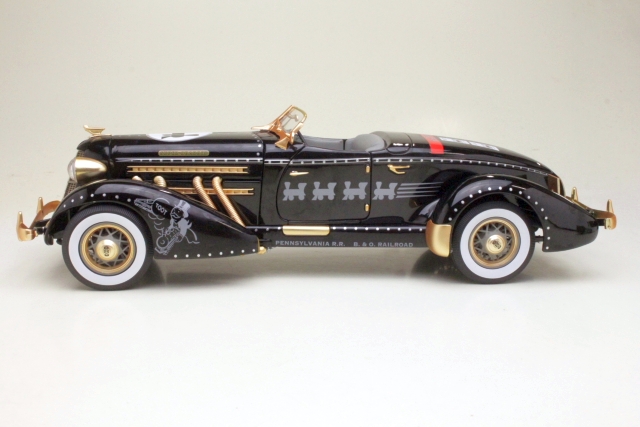 Auburn 851 Speedster 1935 with Mr. Monopoly figure