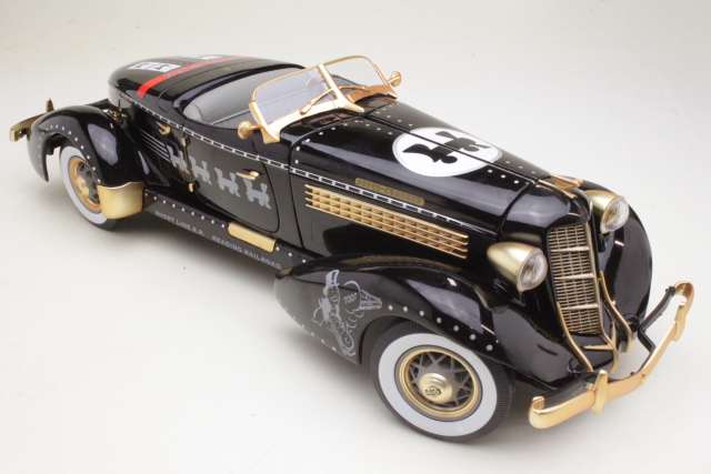 Auburn 851 Speedster 1935 with Mr. Monopoly figure