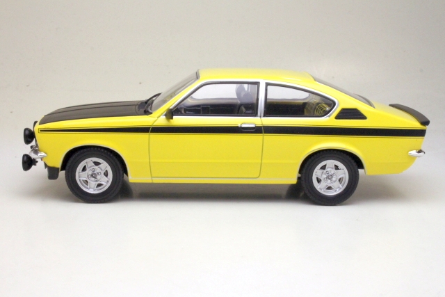 Opel Kadett C Coupe 1975, keltainen/musta