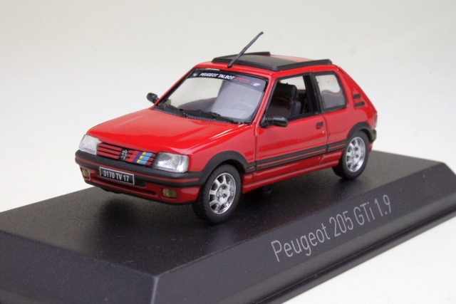 Peugeot 205 GTI 1.9 1991, punainen