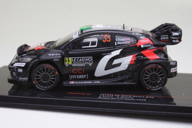 Toyota GR Yaris Rally1, Monte Carlo 2025, E.Evans, no.33