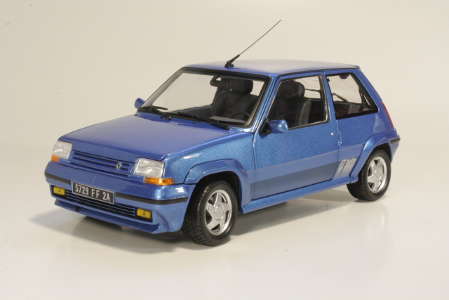 Renault Super 5 GT Turbo 1987, sininen - Sulje napsauttamalla kuva