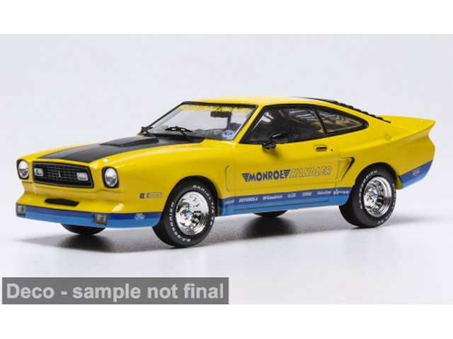 Ford Mustang II "Monroe Handler", keltainen/sininen