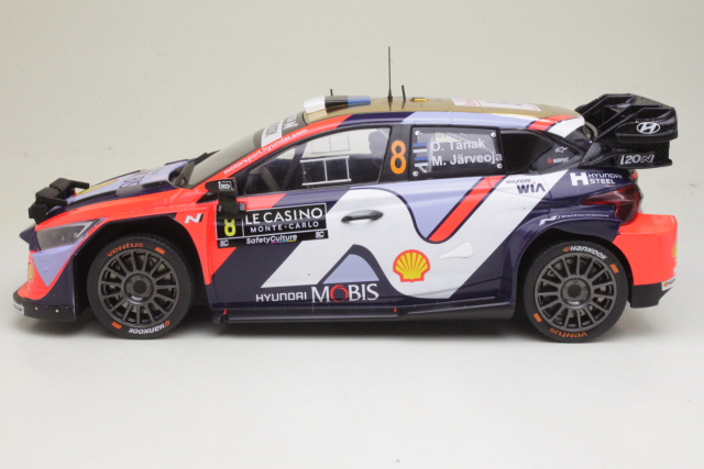 Hyundai i20 N Rally1, Monte Carlo 2025, O.Tanak, no.8