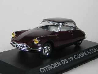 Citroen DS19 Coupe Ricou 1958, viininpunainen