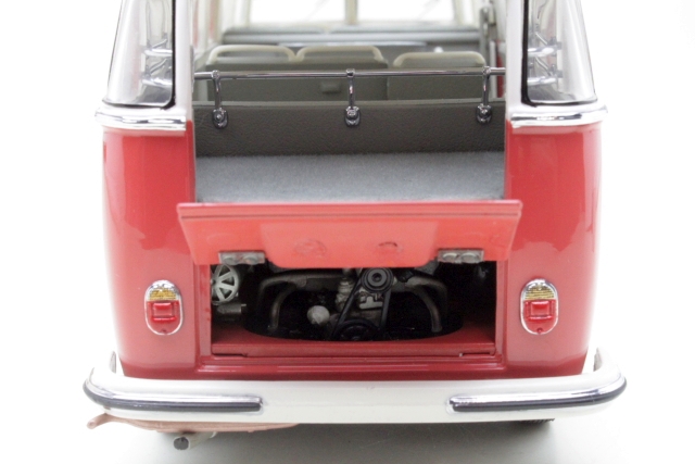 VW T1 Samba Bus 1962, punainen/valkoinen