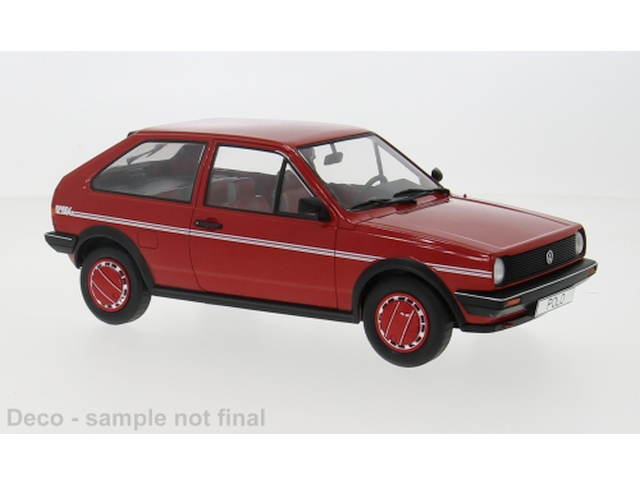 VW Polo 2 Coupe Fox 1985, punainen