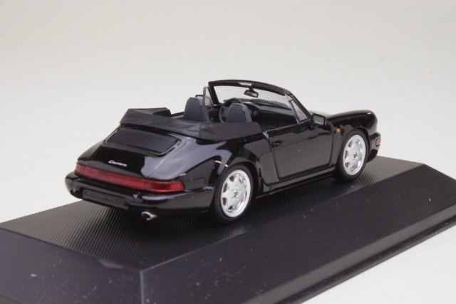 Porsche 911 Carrera Cabriolet 1991, musta