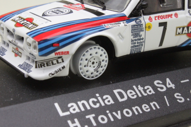 Lancia Delta S4, Monte Carlo 1986, H.Toivonen, no.7 (B-LAATU)
