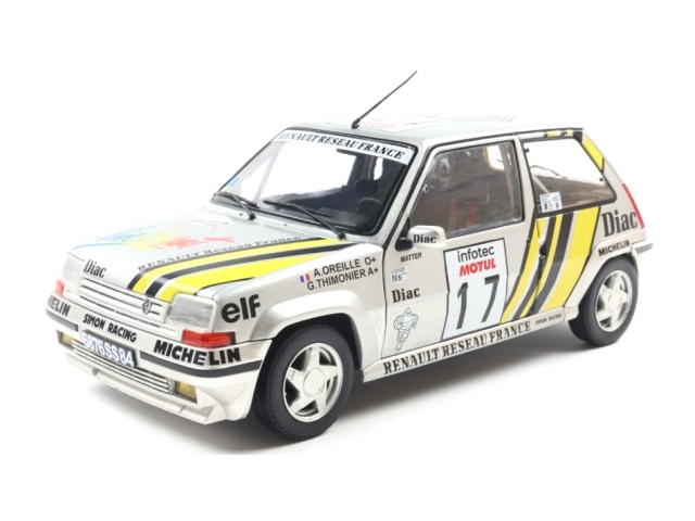 Renault R5 GT Turbo, Tour de Corse 1989, A.Oreille, no.17