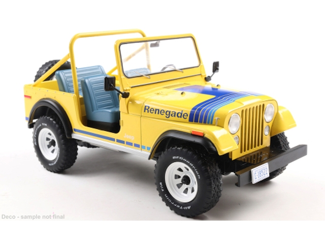 Jeep CJ-7 Renegade 1980, keltainen