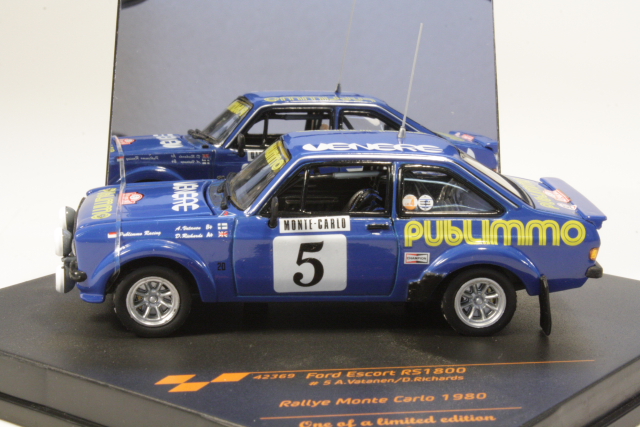 Ford Escort Mk2 RS1800, Monte Carlo 1980, A.Vatanen, no.5 - Sulje napsauttamalla kuva