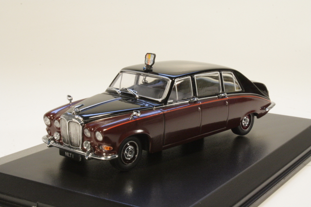 Daimler DS420 Limo 1971 "Queen Mum", tummanpunainen/musta